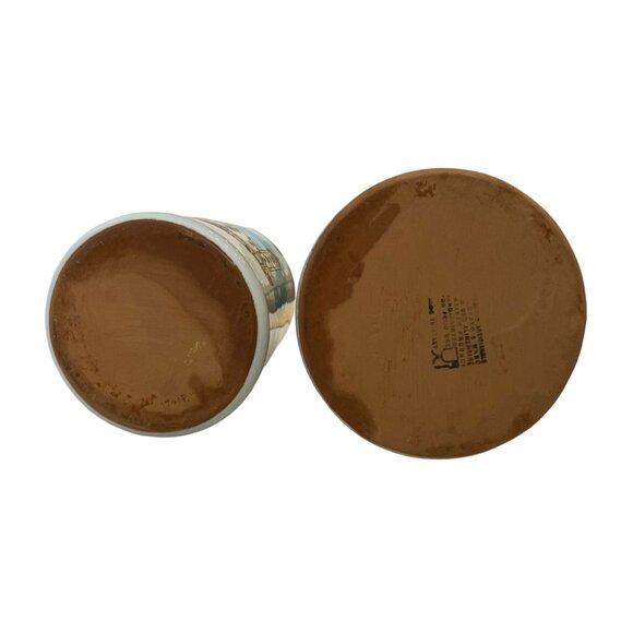 SET 2 VTG Galantino Extra Virgin Olive Oil Jug RARE TRANI CATHEDRAL + Olio-Empty - Picture 16 of 16